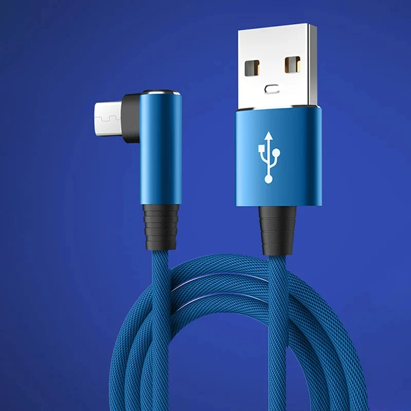 5A Fast Charging Type C Cable 90 Degrees Elbow Cable USB C Cable for