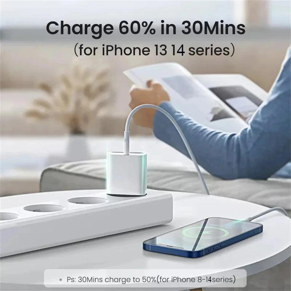 20W PD Fast Charger Quick Charging For iPhone 13 14 Pro Max Plus PD