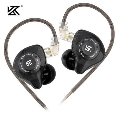 KZ EDX PRO X Wired Earphones HIFI Stereo Bass Music Earbuds In Ear