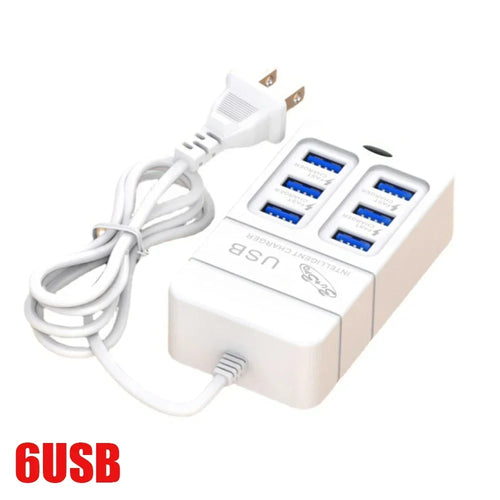 35W Charger 6 USB Out PD Type C Super Charge Quick Wall Chargers USB