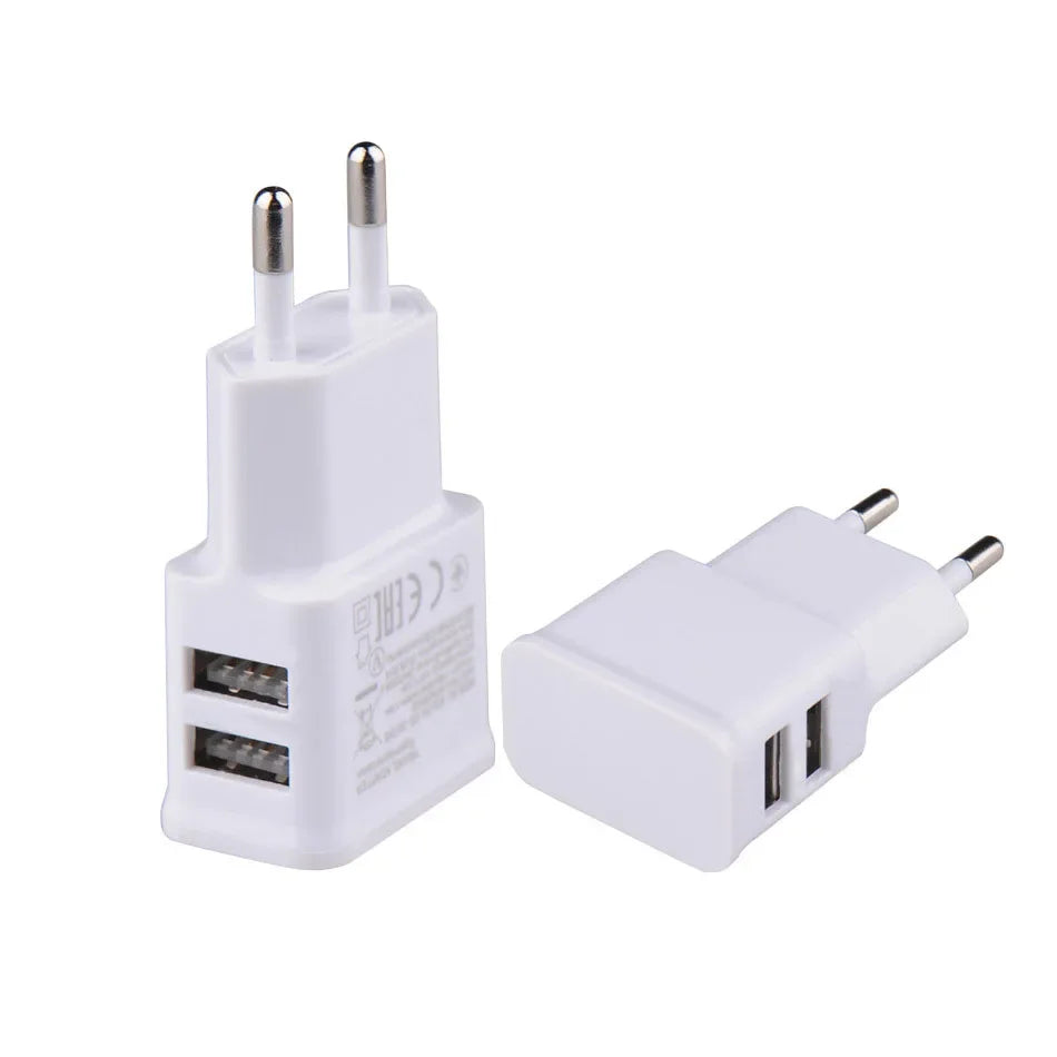 5V Portable Dual USB Power Adapter Mobile Phone Charger Electrical