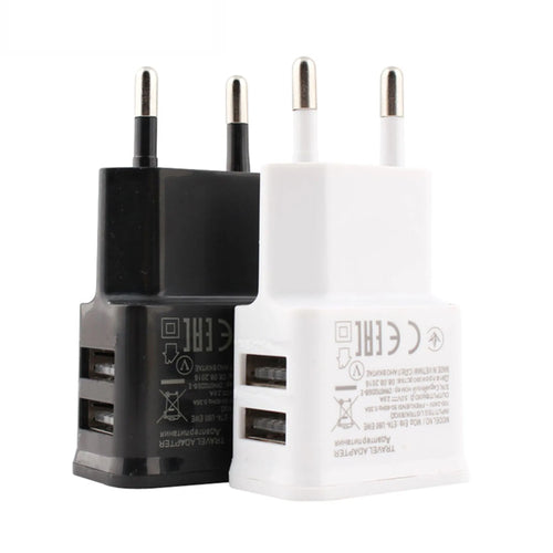 5V Portable Dual USB Power Adapter Mobile Phone Charger Electrical