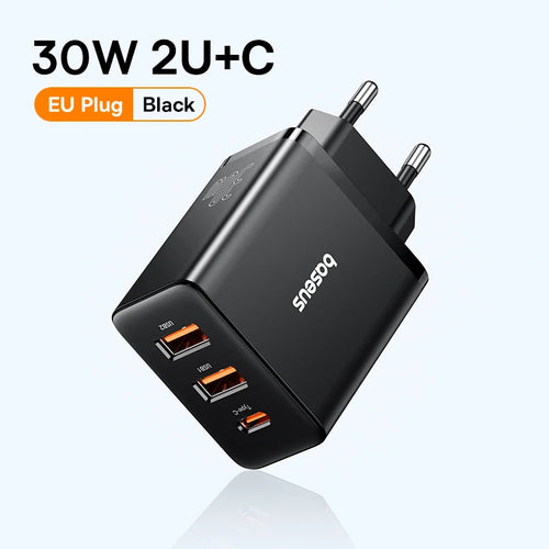 Baseus 30W USB Type C Charger Phone Charger PD Quick Charge For