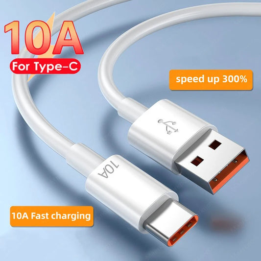 120W 10A Type C Cable Super Fast Charging Phone Charger Data Cord For