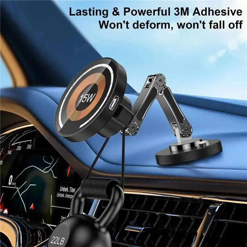 Magnetic Car Wireless Charger Stand Magnet Car Mount Fast Charging