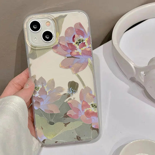 Flowers Phone Case For iPhone 16 Pro Case iPhone 13 11 12 14 15 Pro