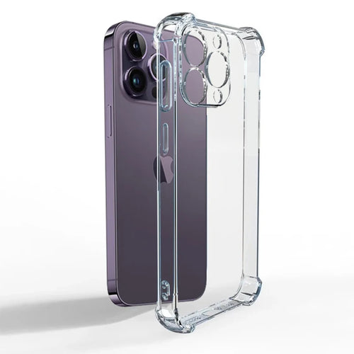 Luxury Clear Shockproof Case For iPhone 15 14 13 12 11 Pro Max Phone