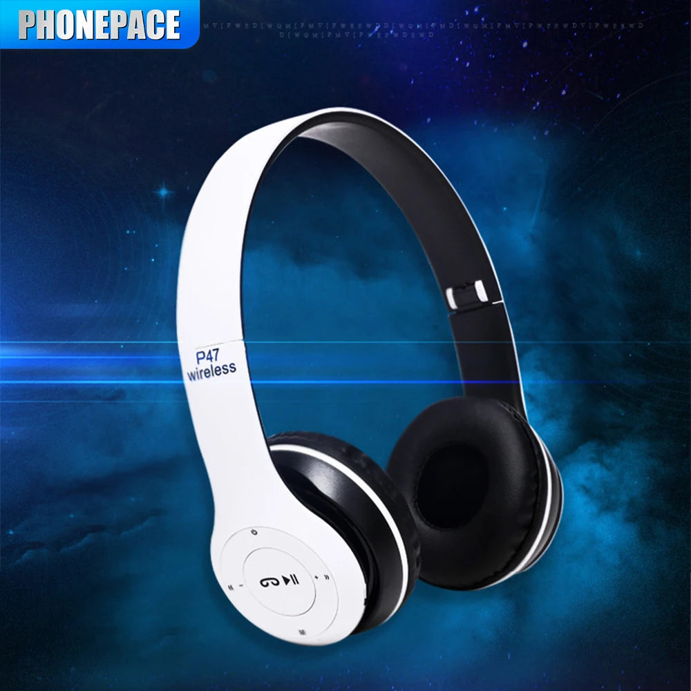 Stereo P47 Headset 5.0 Bluetooth Headset Folding Series Wireless