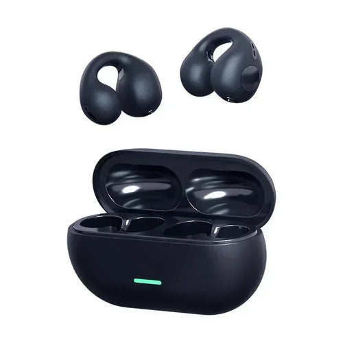 NEW Bluetooth 5.3 Wireless Bone Conduction Headphones T75 Clip Ear