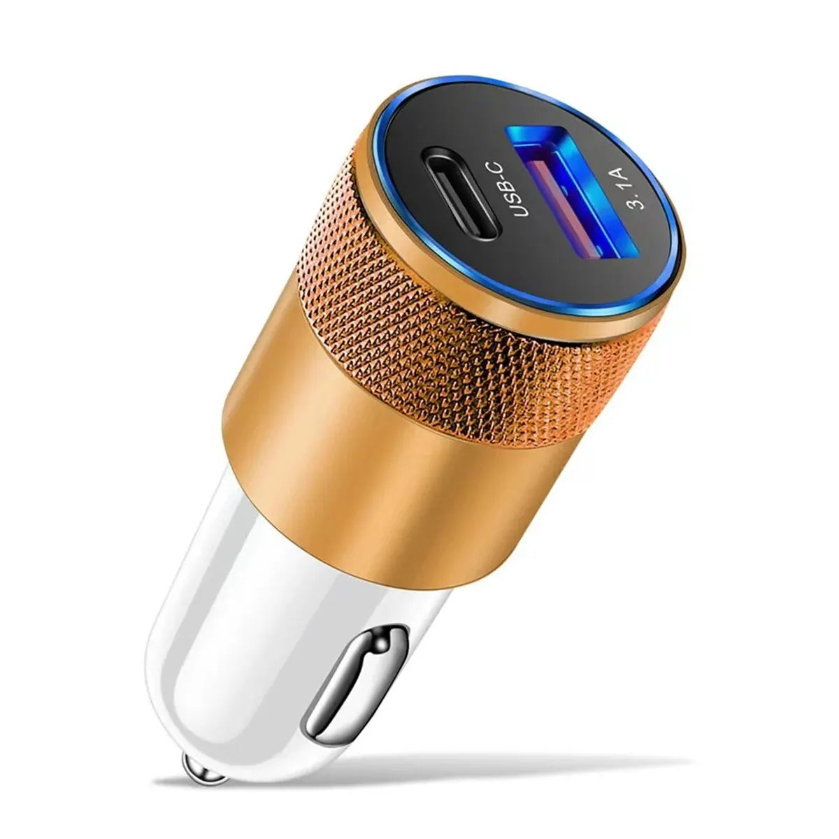 3.1A USB Car Charger Type C Fast Charging Phone Adapter For Xiaomi