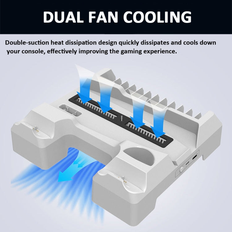 For PS5 iplay Dual-seat Charging and Cooling Base Bracket Storage