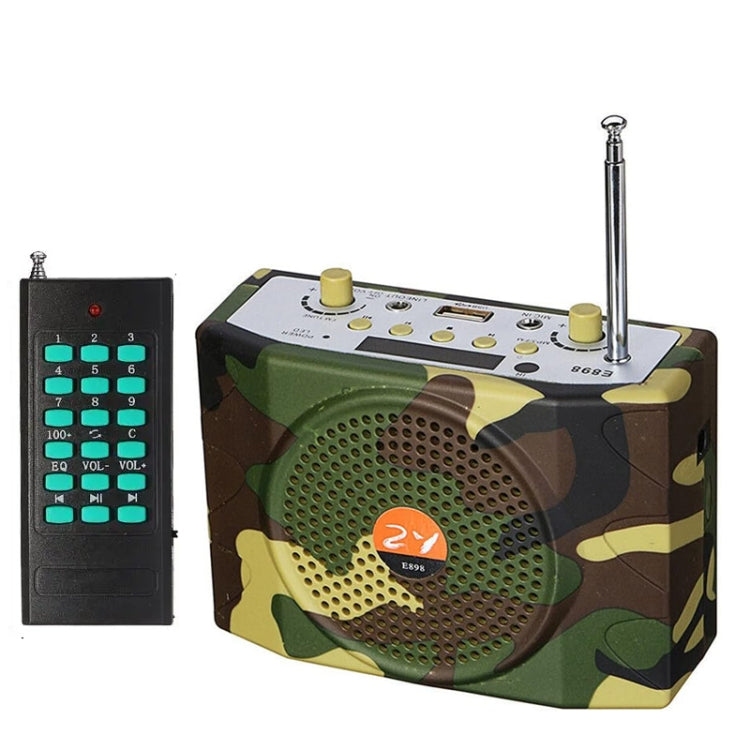 25W  Bluetooth Voice Amplifier Bird Hunting Speaker Supports USB/TF/FM