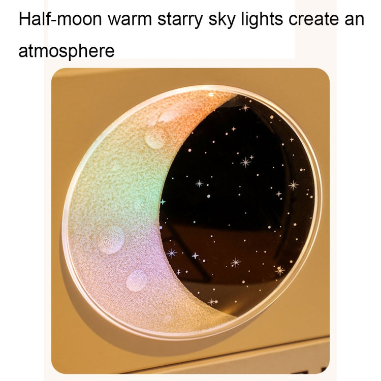 Moon Starry Sky Atmosphere Light Bluetooth Speaker Vinyl Record