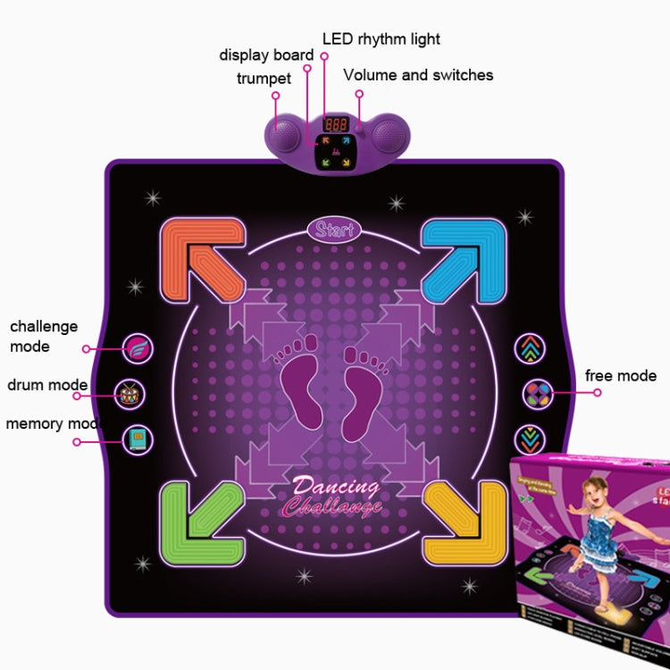 Bluetooth Electronic Dance Mat Children Music Dance Pad, Spec: Basic