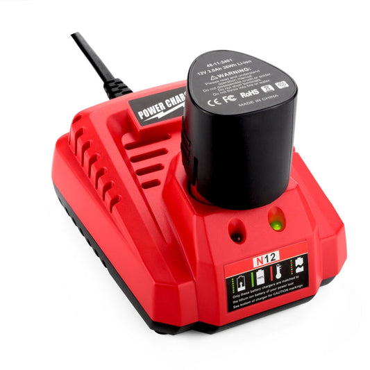 N12 For Milwaukee 10.8/12V Electric Tool Lithium Battery Fast Charger,