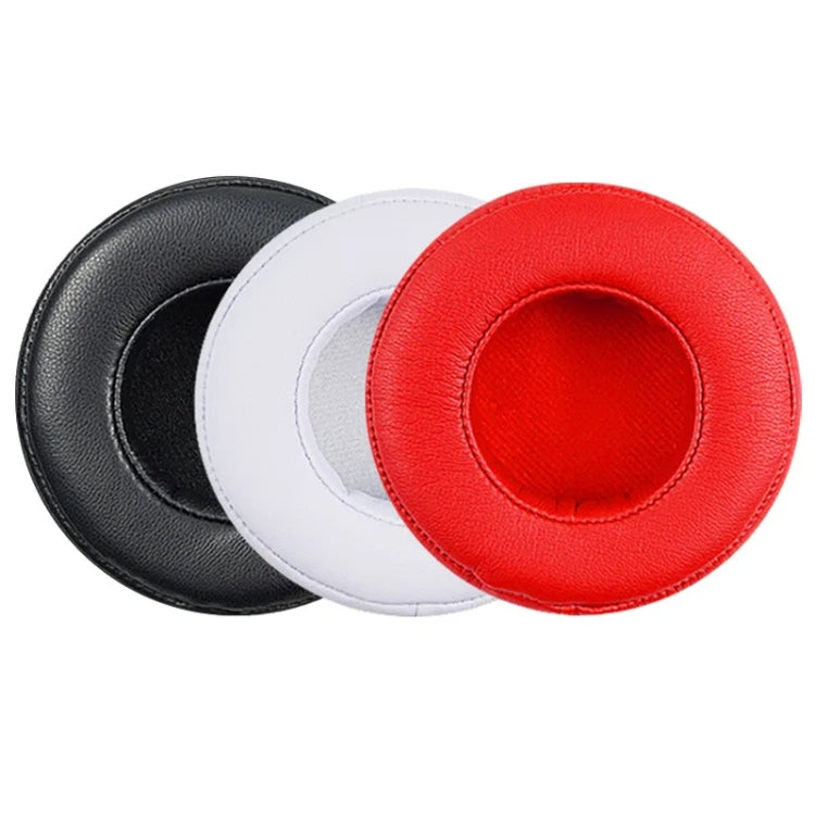 2pcs For Beats Pro Headphones Sheepskin Earmuffs Sponge Earpads(Red)