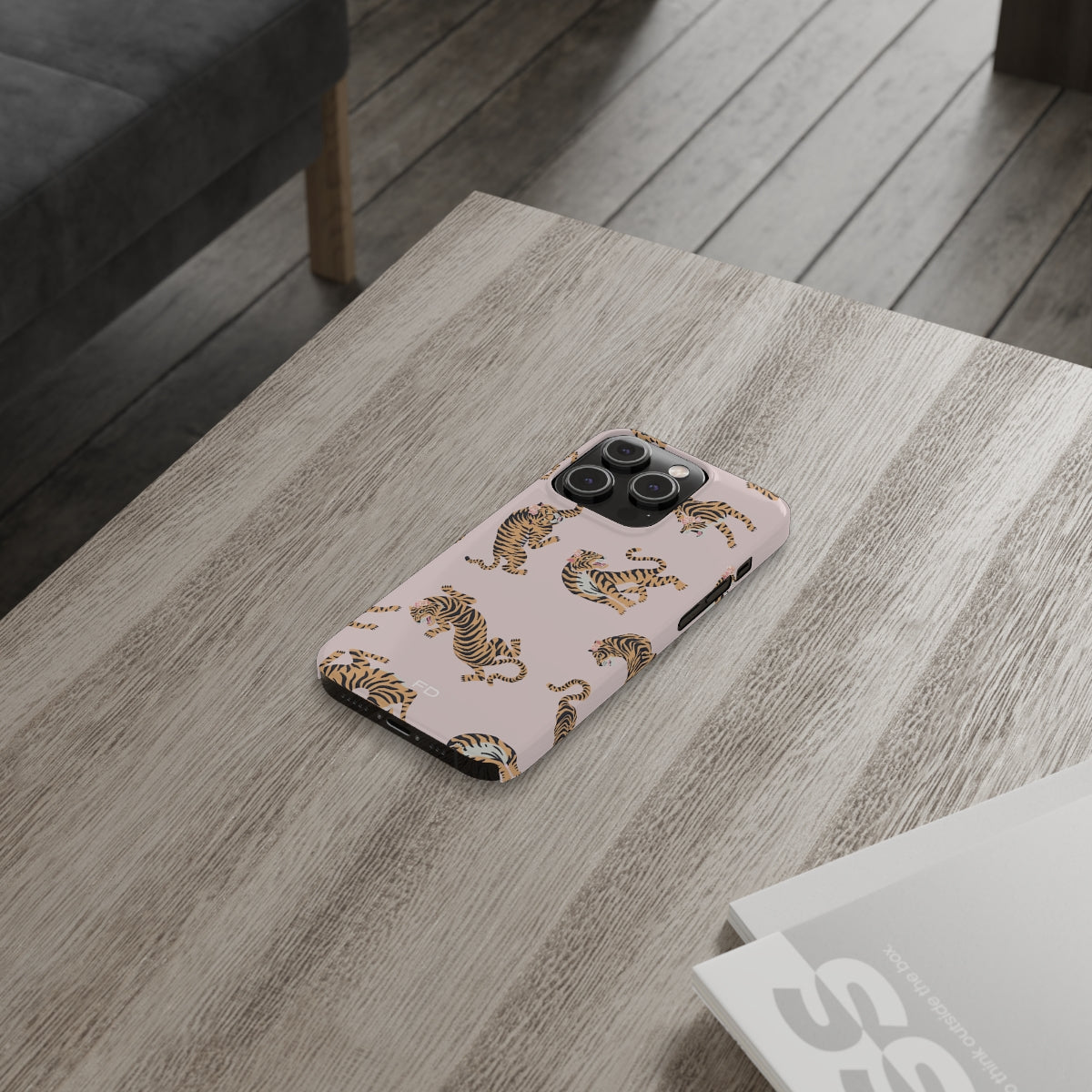 Leopard with Roses Slim Case for iPhone 14 Series