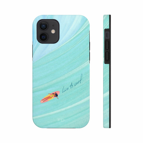 Live to Surf Tough Case for iPhone with Wireless Charging