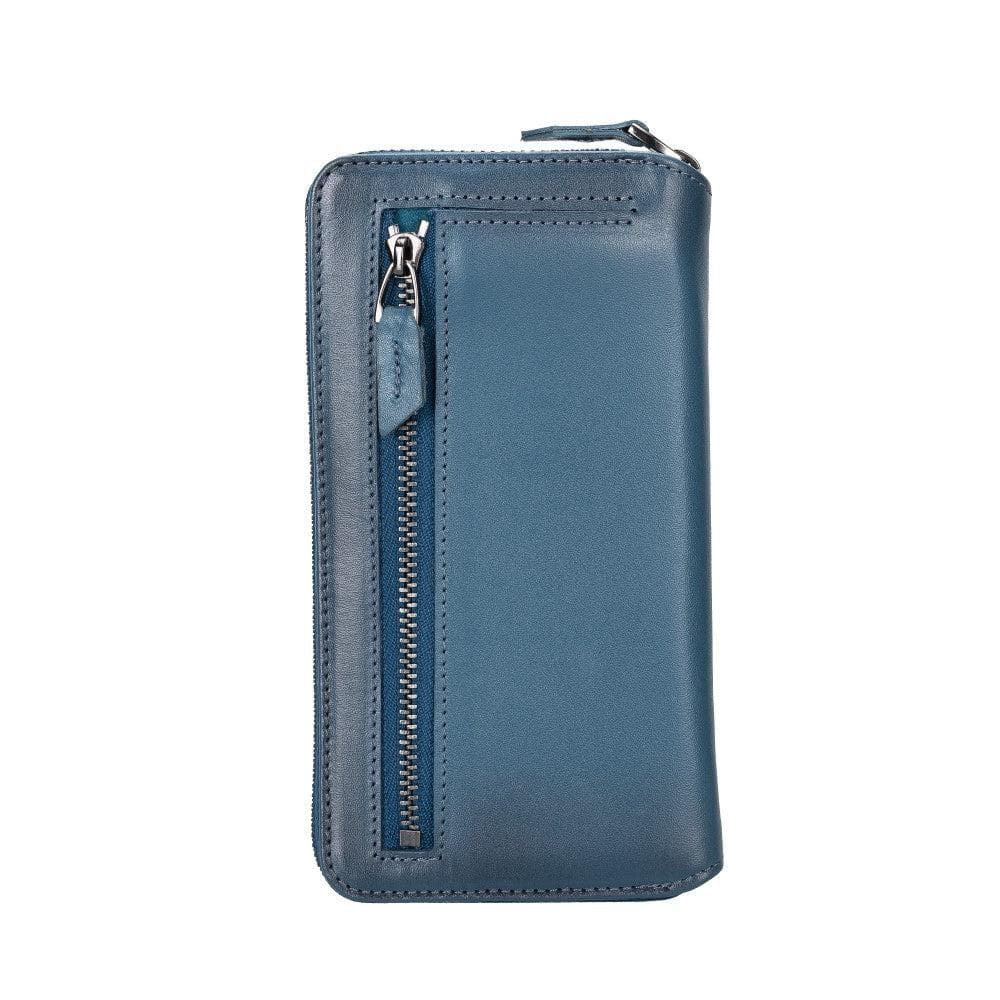 Apple iPhone 14 Series Detachable and Zipper Leather Wallet Case - PMW