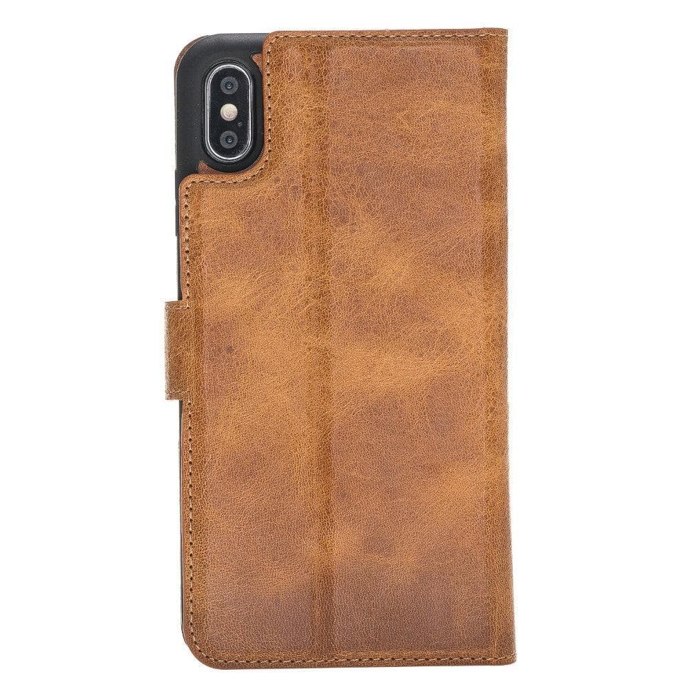 Apple iPhone X Series Detachable Leather Wallet Case - MW