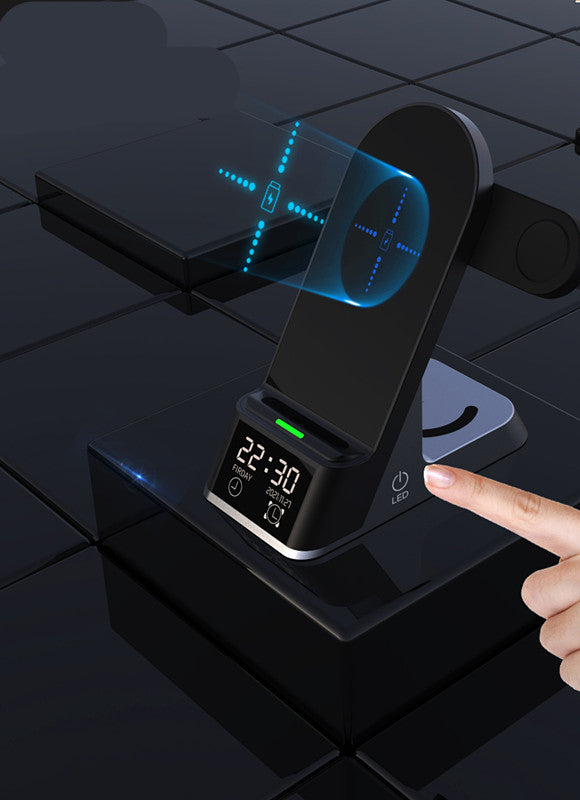 Creative Multifunctional Wireless Charging With Alarm Clock