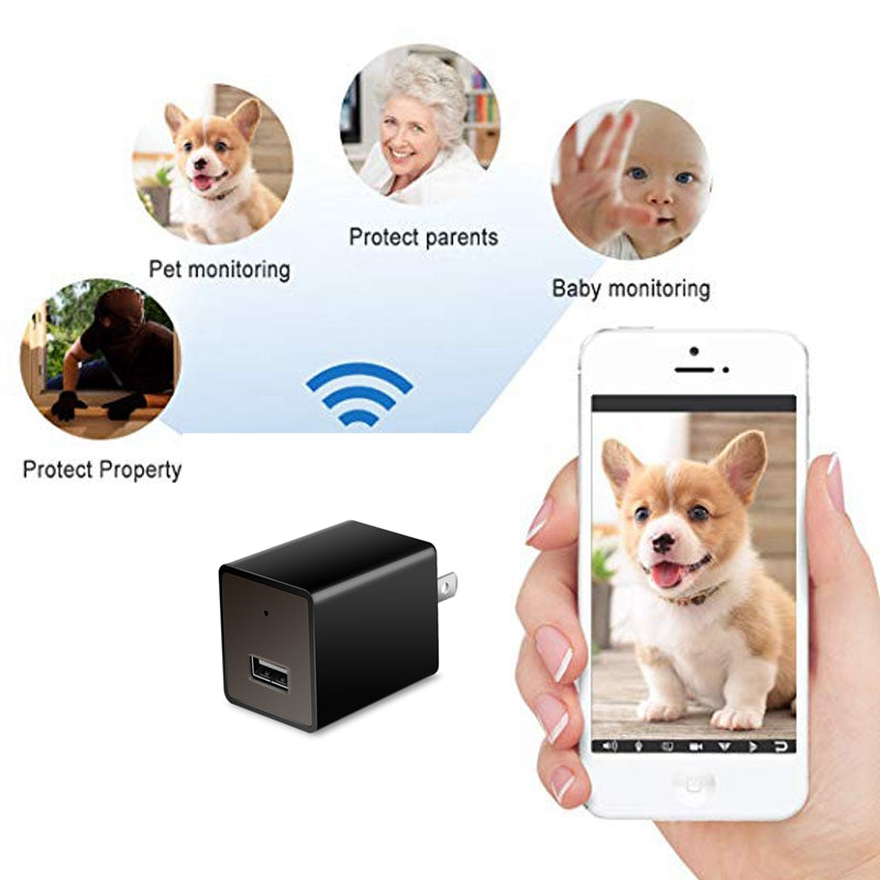 HD 1080P WIFI Mini USB Charger Camera