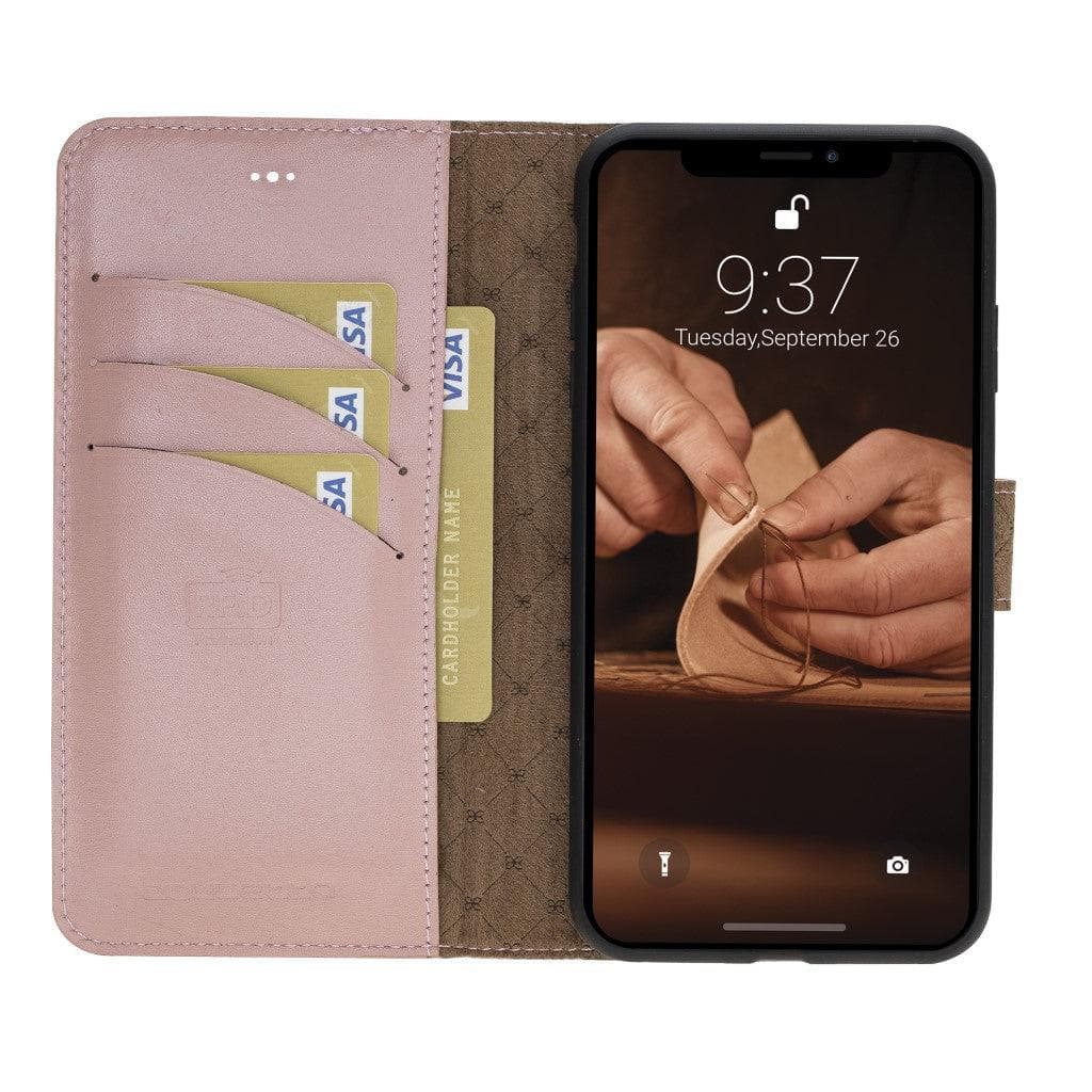 Apple iPhone X Series Detachable Leather Wallet Case - MW