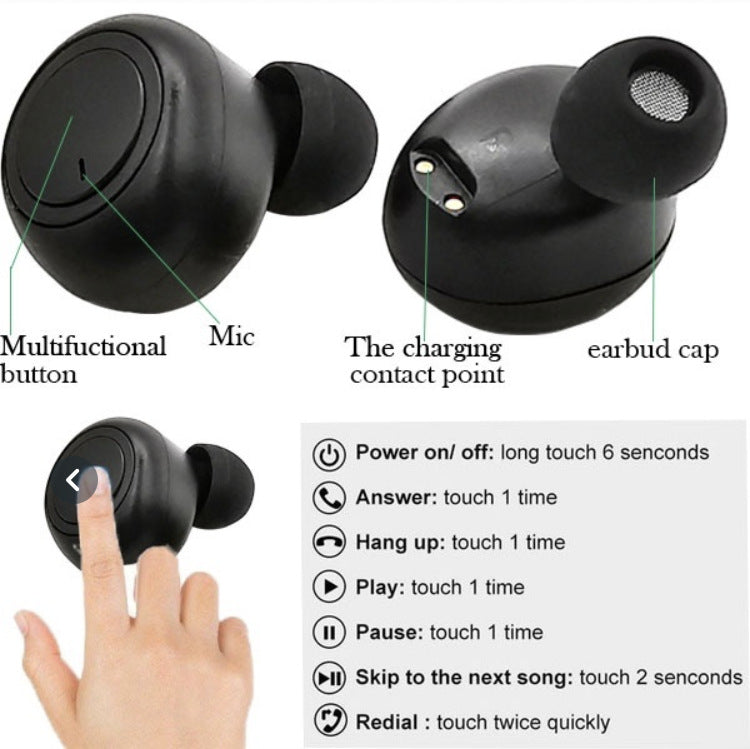 Stylish And Simple Wireless Bluetooth Headset