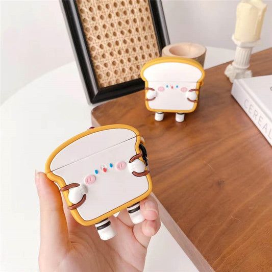 Funny Standing Cute Bacon Toast Protective Cover