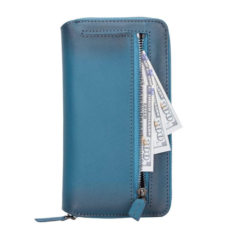 Detachable Leather Zipper Wallet Cases for Apple iPhone 13 Series