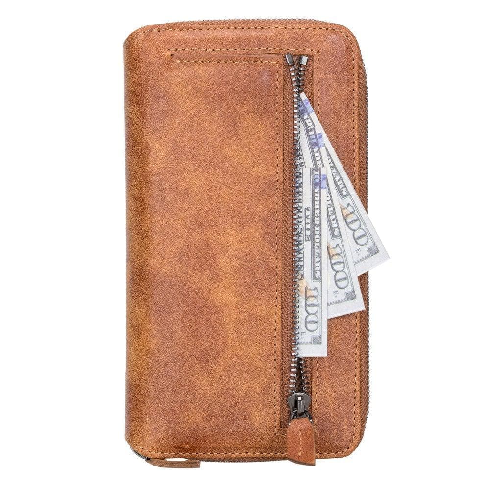 Detachable Leather Zipper Wallet Cases for Apple iPhone 13 Series