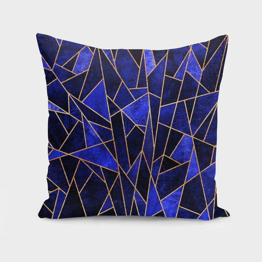 Shattered Sapphire  Cushion/Pillow